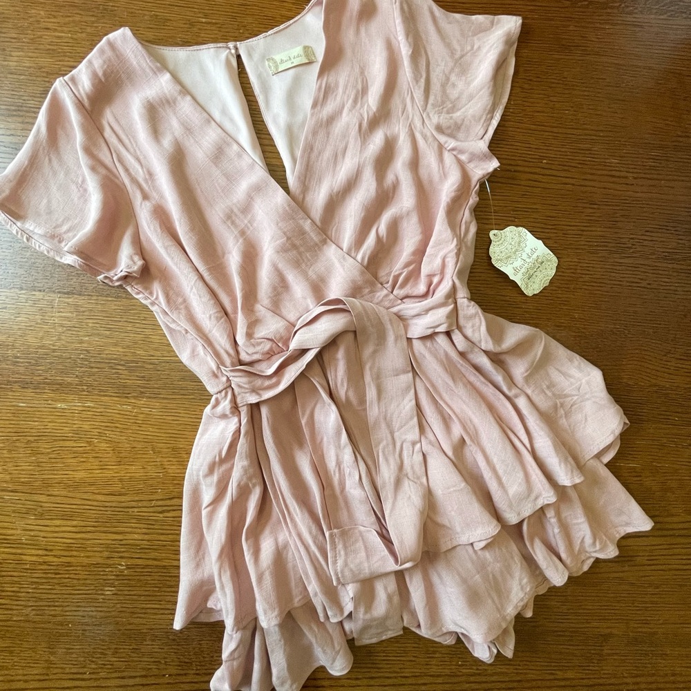 Dusty Rose Romper